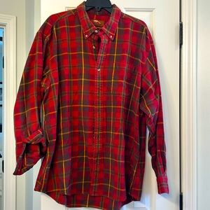 Flannel button-down shirt. XL.